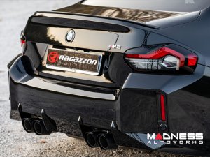 BMW 2 Series Performance Exhaust - Ragazzon - Evo Line - Axle Back - Dual Exit/ Black Tips - M2 (G87) 3.0L